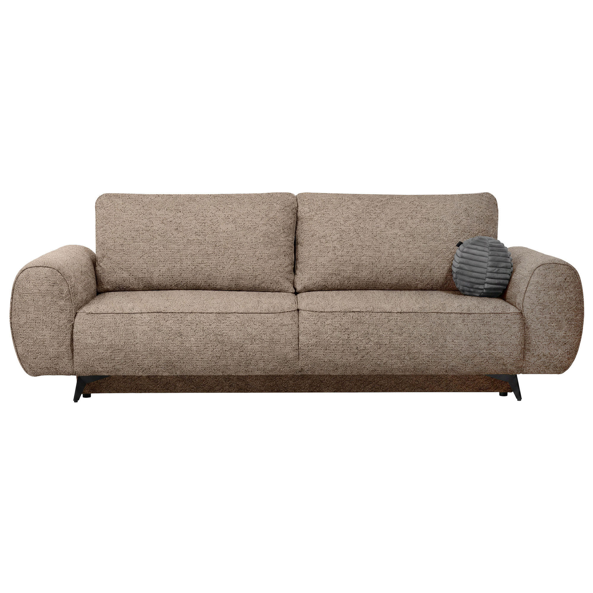 Beautysofa Schlafsofa Braun 256x90x99 cm