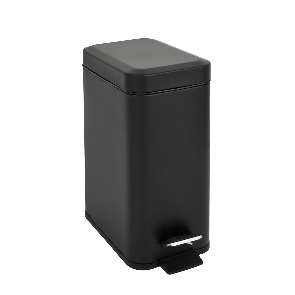 MÜLLEIMER STM5 5L Schwarz - Schwarz, Metall (14/30/28cm) - SVITA