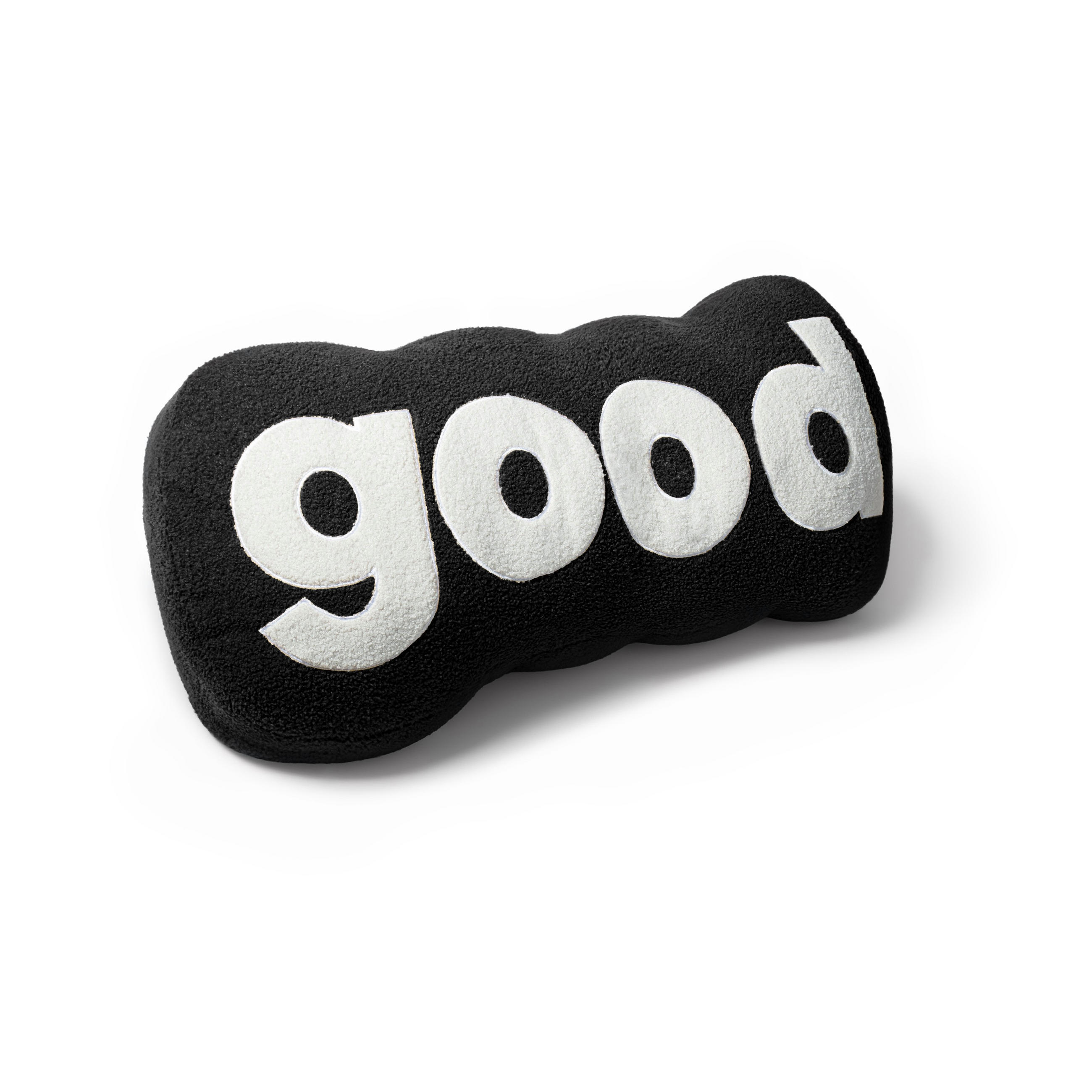 RÜCKENKISSEN Dekokissen GOOD - Schwarz, Textil (24/95/45cm) - Vercart