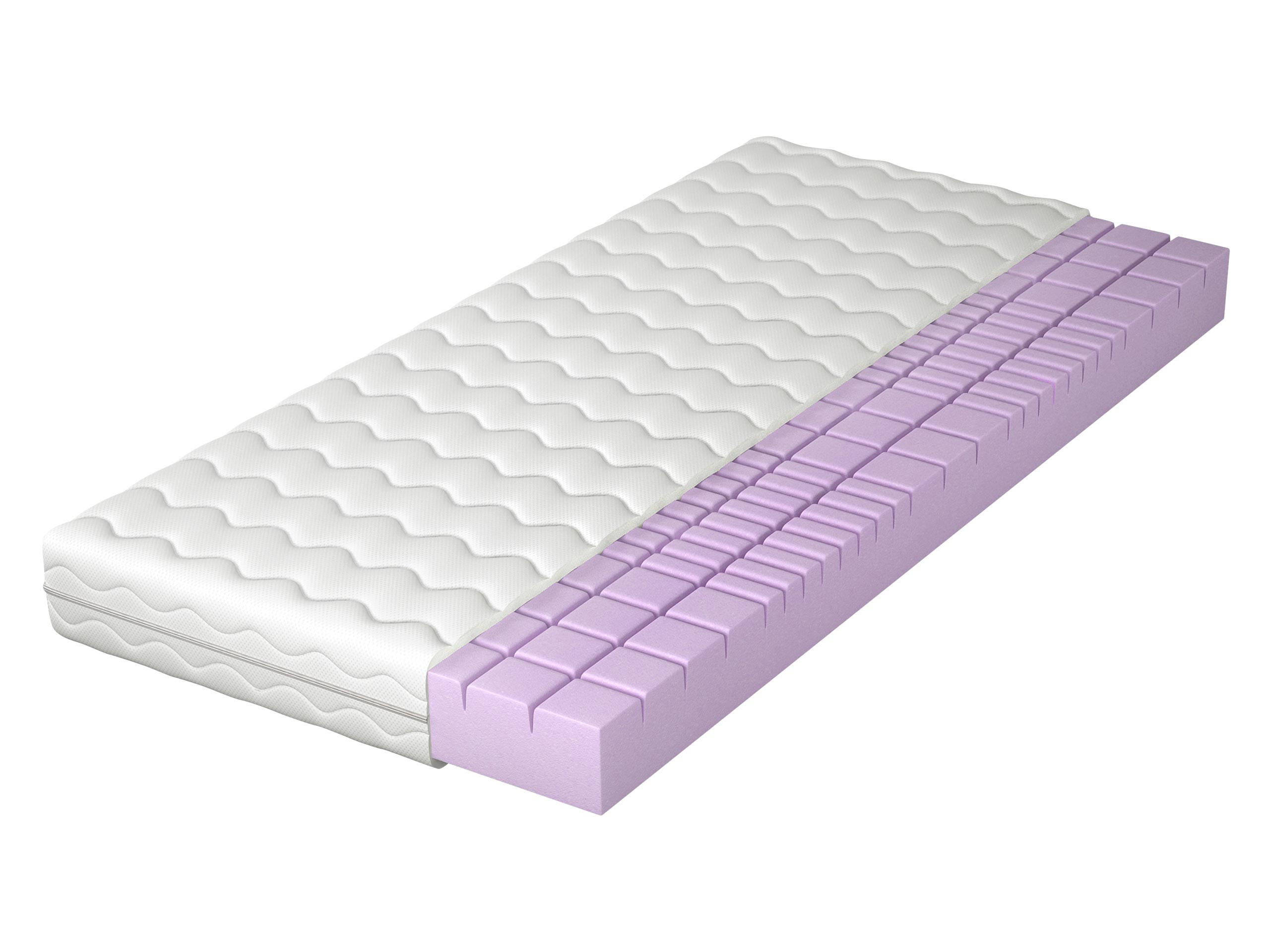 SCHAUMSTOFFMATRATZE Linnove 15 cm - Weiß, Textil (120/200cm) - MIRJAN24