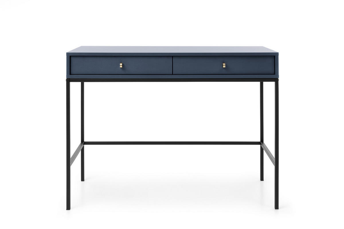 SCHMINKTISCH, marineblau, 103,5 x 77,6 x 50 cm - Blau, Holzwerkstoff (103.5/77.6/50cm) - 3XE LIVING