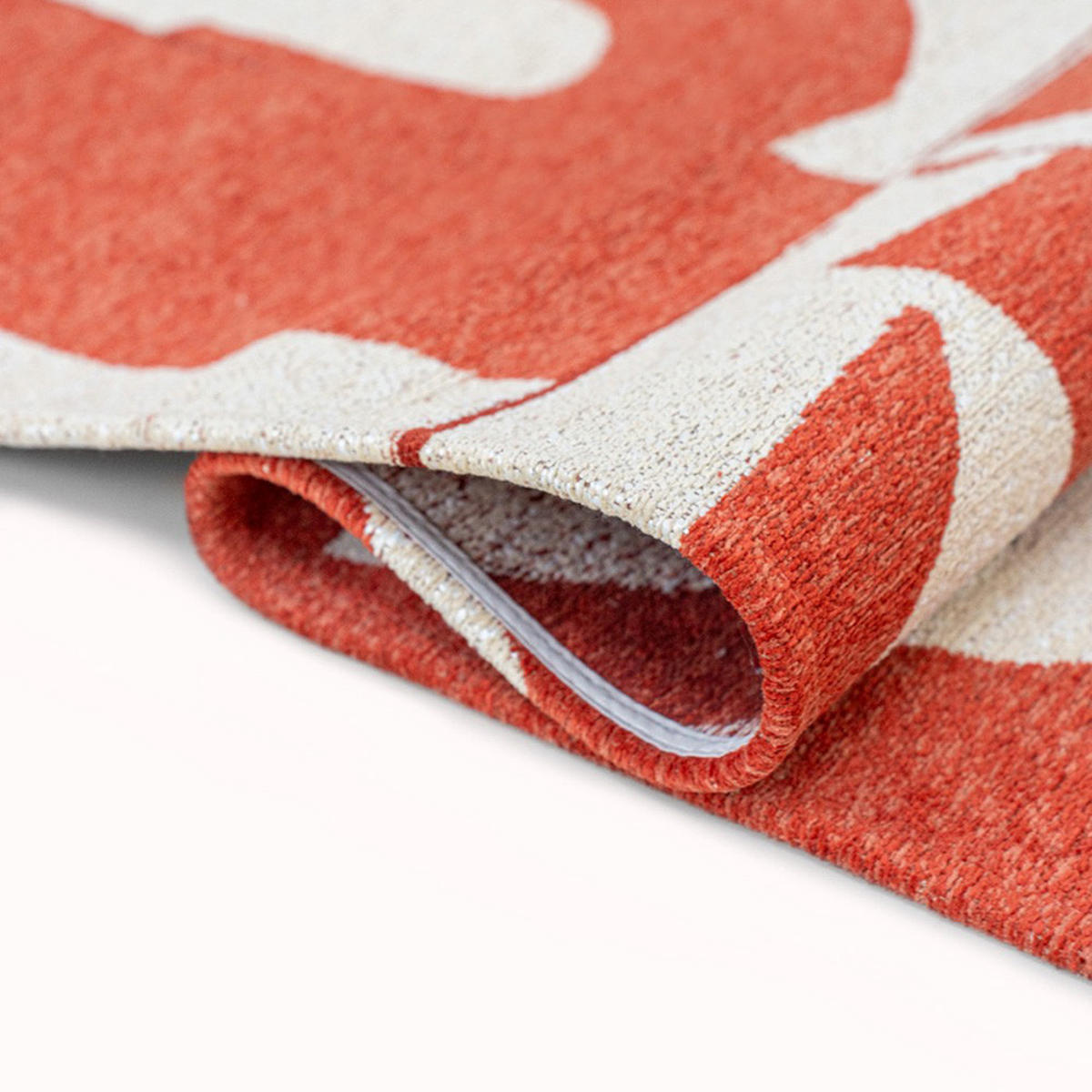TEPPICH Rust Craft Papercut 240/340 cm - Rot, Kunststoff/Textil (240/340cm) - Louis De Poortere