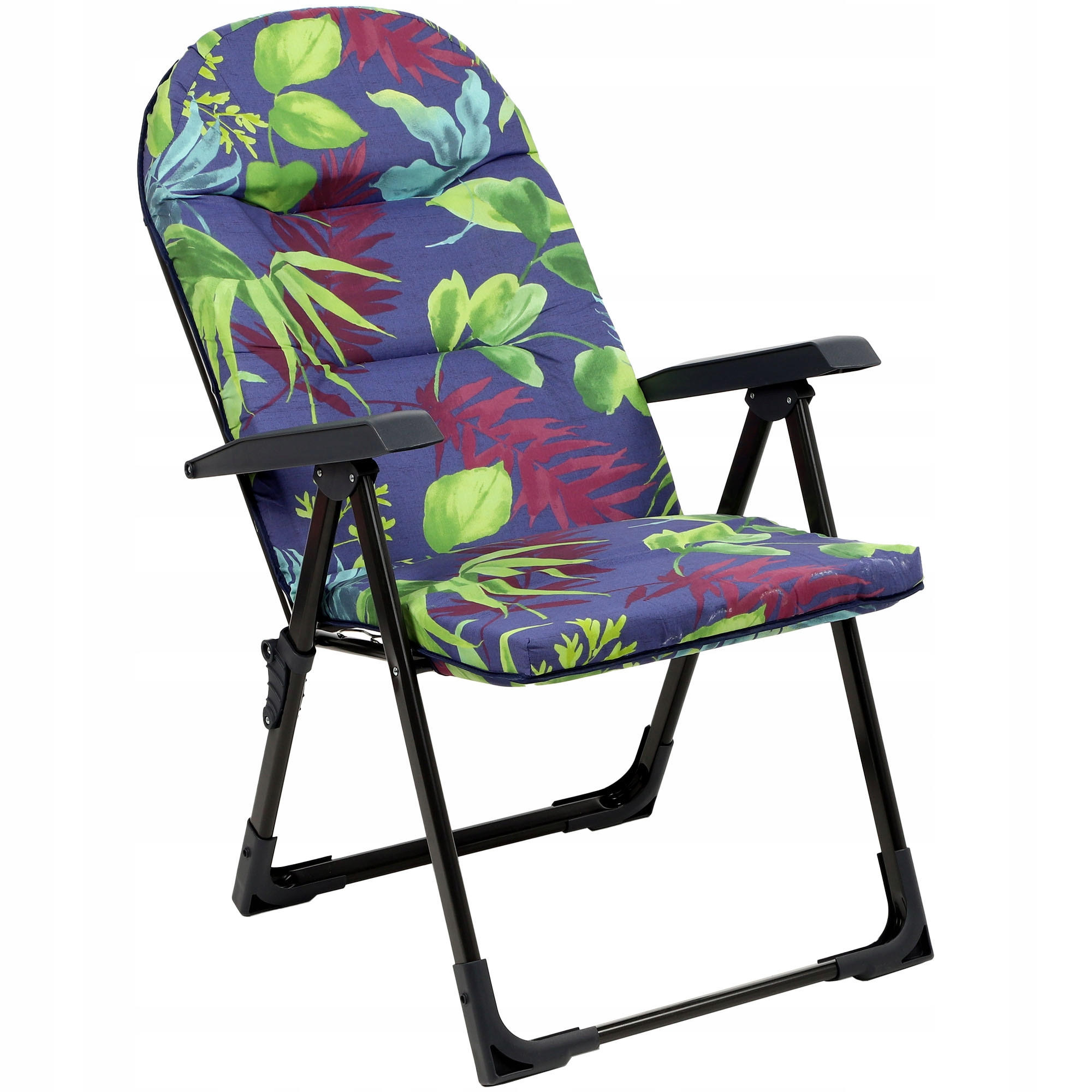 GARTENLIEGE 116 x 70 cm Granatapfel - Blau/Grün, Metall (59/116cm) - KADAX