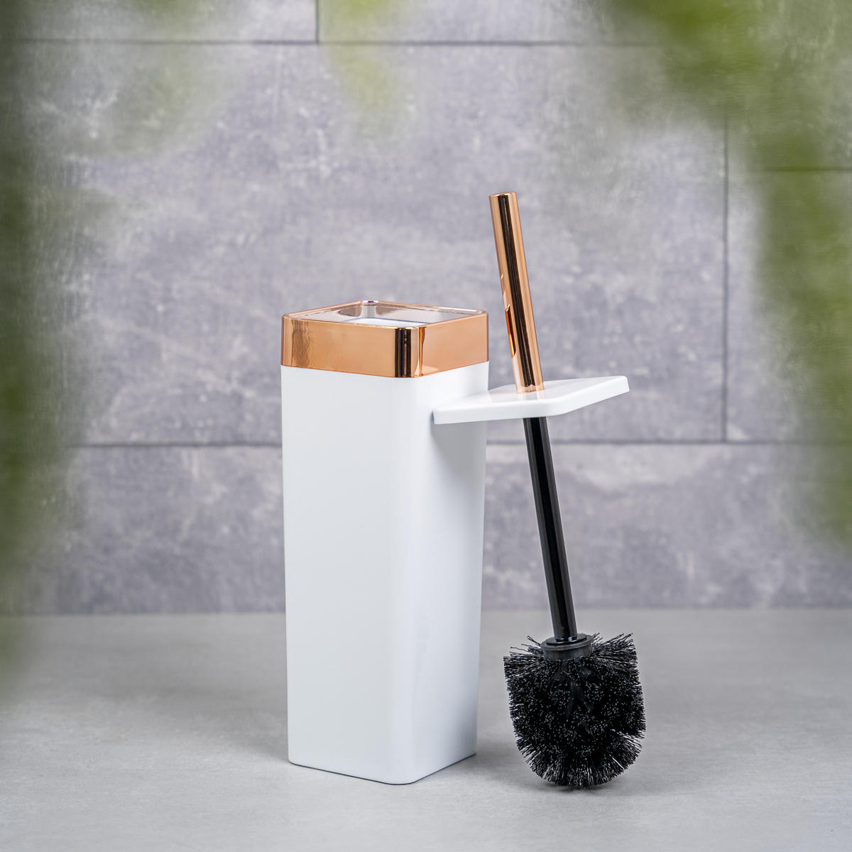 WC-GARNITUR SAVONA, weiß - Weiß, Kunststoff (9.5/37/9.5cm) - bremermann