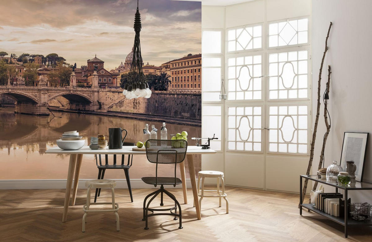 FOTOTAPETE Kupfer 400 x 250 cm - Beige, Papier (400/250cm) - Sanders & Sanders