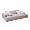 BIG SOFA MIKA Pink Cord - Pink/Schwarz, Kunststoff/Textil (300/86/167cm) - KAWOLA