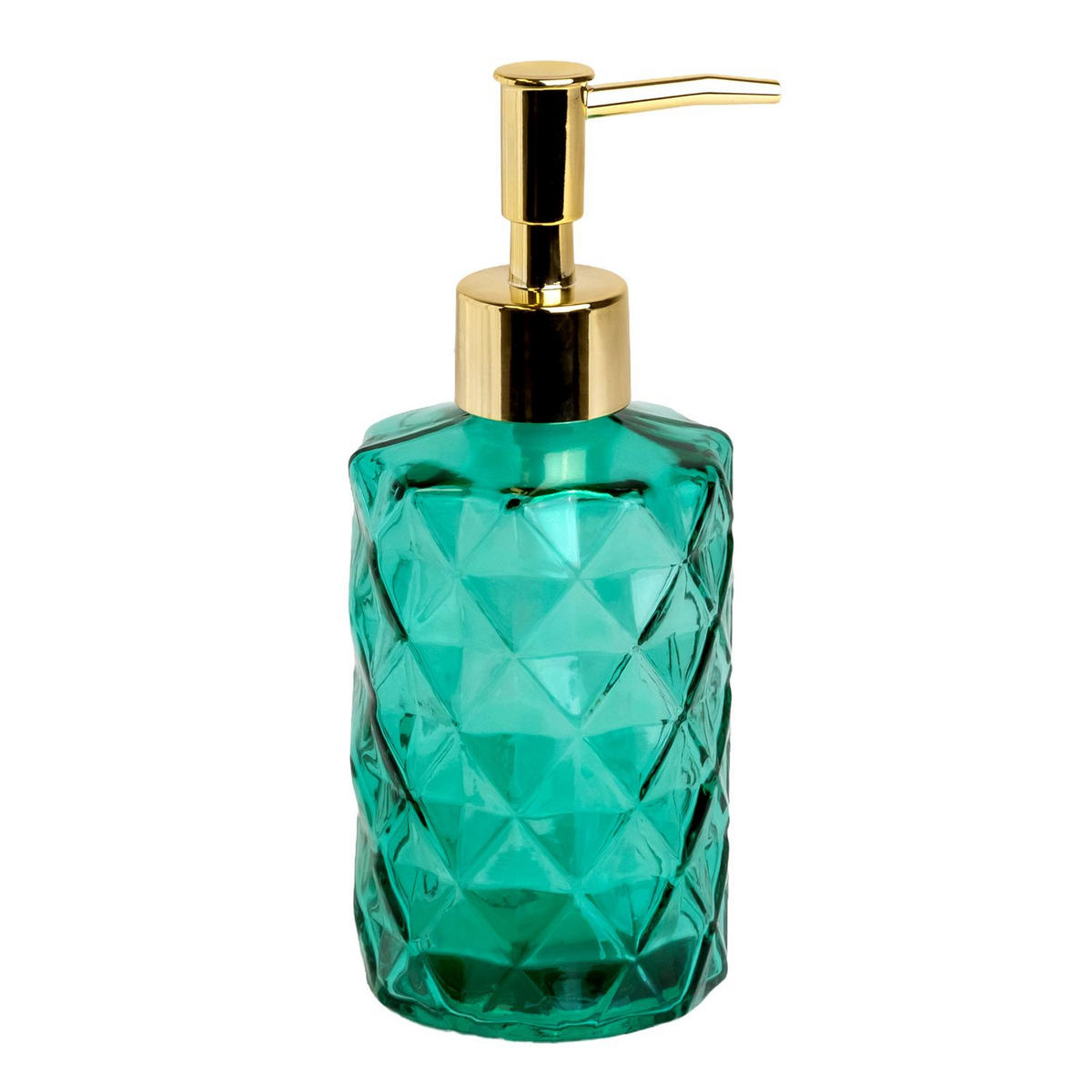 SEIFENSPENDER 310ml - Grün, Glas (7.2/18.2/8.2cm) - Intirilife