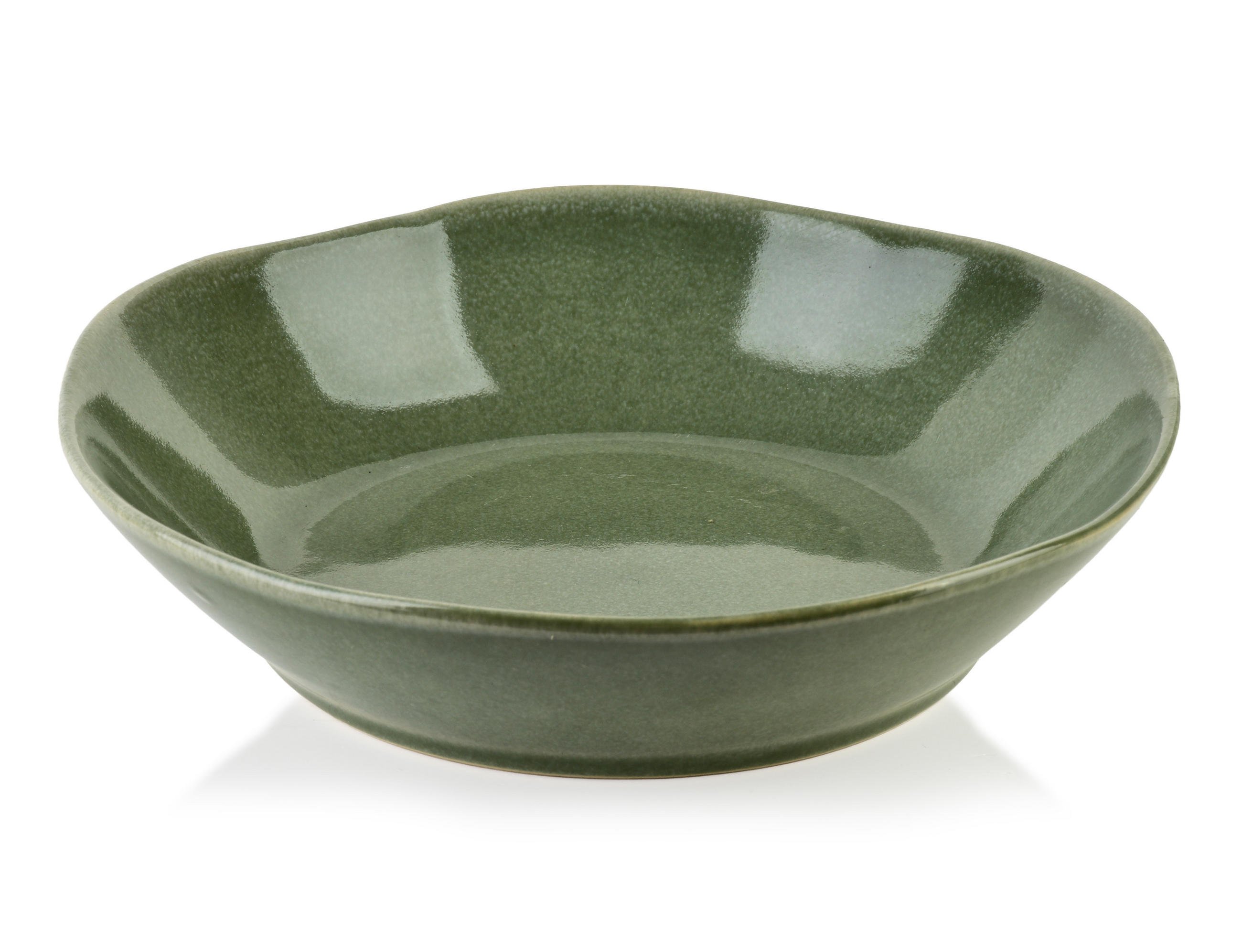 SCHALE Basic Nature Keramik - Grün, Keramik (21/21/4.6cm) - Mondex