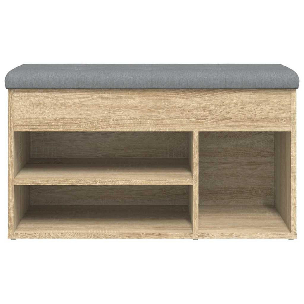 SCHUHBANK Sonoma-Eiche 82/32/45,5 Cm Holzwerkstoff - Braun, Holzwerkstoff (32/45.5/82cm) - vidaXL