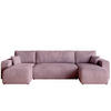 WOHNLANDSCHAFT PUMI mit Schlaffunktion Rosa Cord - Rosa, Textil (312/82/148cm) - Bromarkt