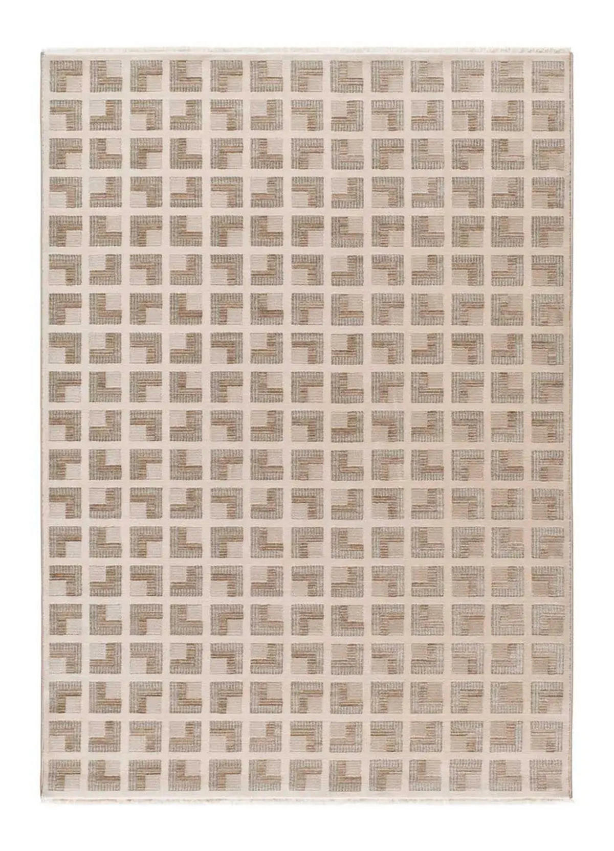 KURZFLORTEPPICH Beige Ona 200/290 cm - Beige, Naturmaterialien/Textil (200/290cm) - Atticgo