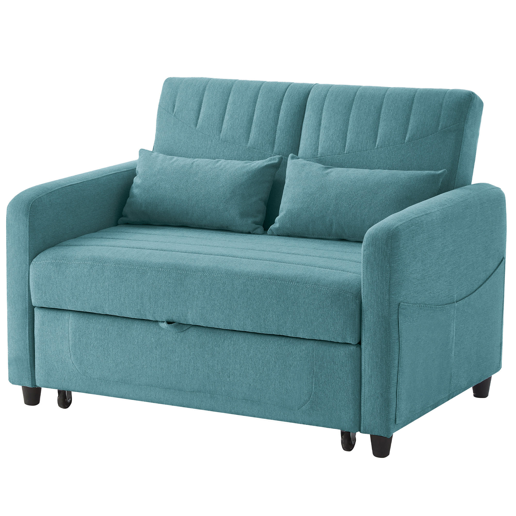 ComfortXL Schlafsofa Blau 77x82.5x114 cm