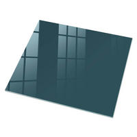 GLASPLATTE 80x60 cm – Dunkeltürkis - Dunkelblau, Glas (0.4/80/60cm) - ArtPrintCave