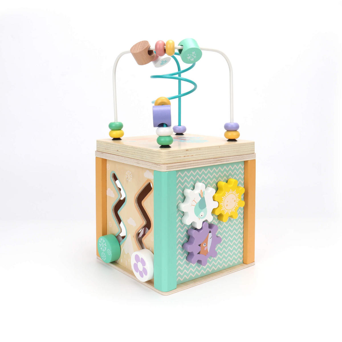 KINDERSPIELWÜRFEL 15/15/29 cm - Multicolor, Holz (15/15cm)