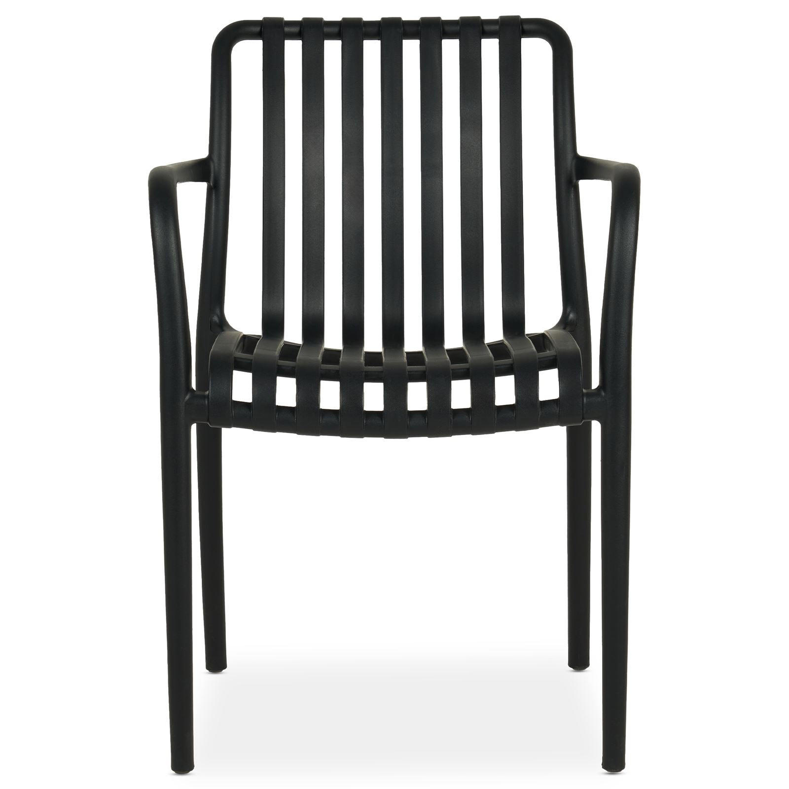 GARTENMÖBEL SET TULIPANO - Schwarz, Metall - IDIMEX