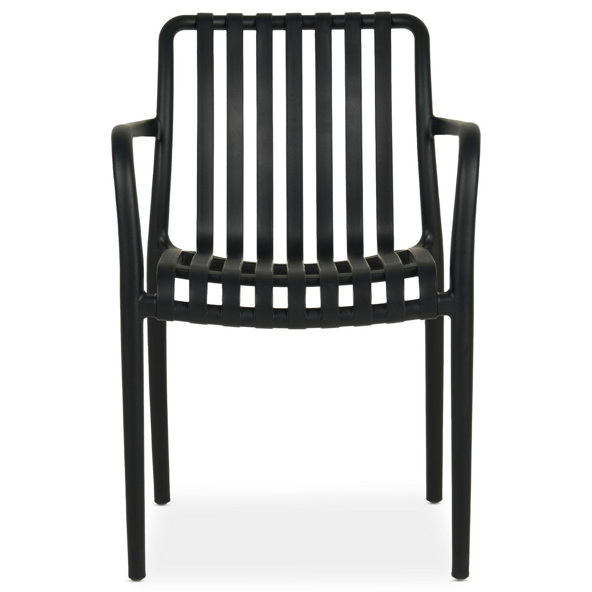 GARTENMÖBEL SET TULIPANO - Schwarz, Metall - IDIMEX