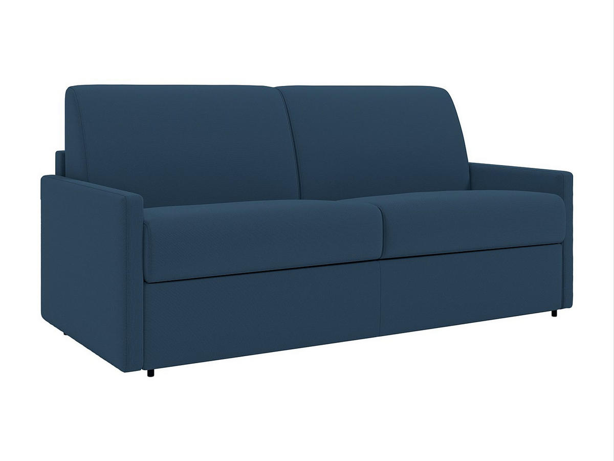 SCHLAFSOFA - 3 Personen - stoff - marineblau Calife - Dunkelblau, Textil (170/99/223cm) - Vente-Unique