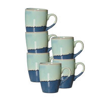 HENKELBECHER Matos grün 310 ml 6er Set - Grün, Keramik (0.31L) - Ritzenhoff Breker