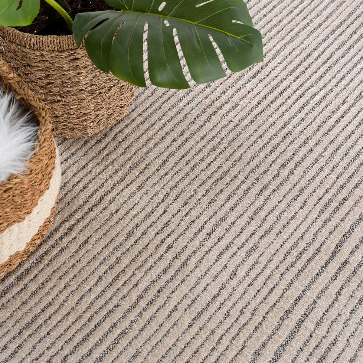 KURZFLOR-TEPPICH Art 2231 Mocca 80x150 cm - Braun, Textil (80/150cm) - carpet city