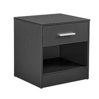 NACHTTISCH Jette - Grau, Holzwerkstoff (37/38/30cm) - [en.casa]