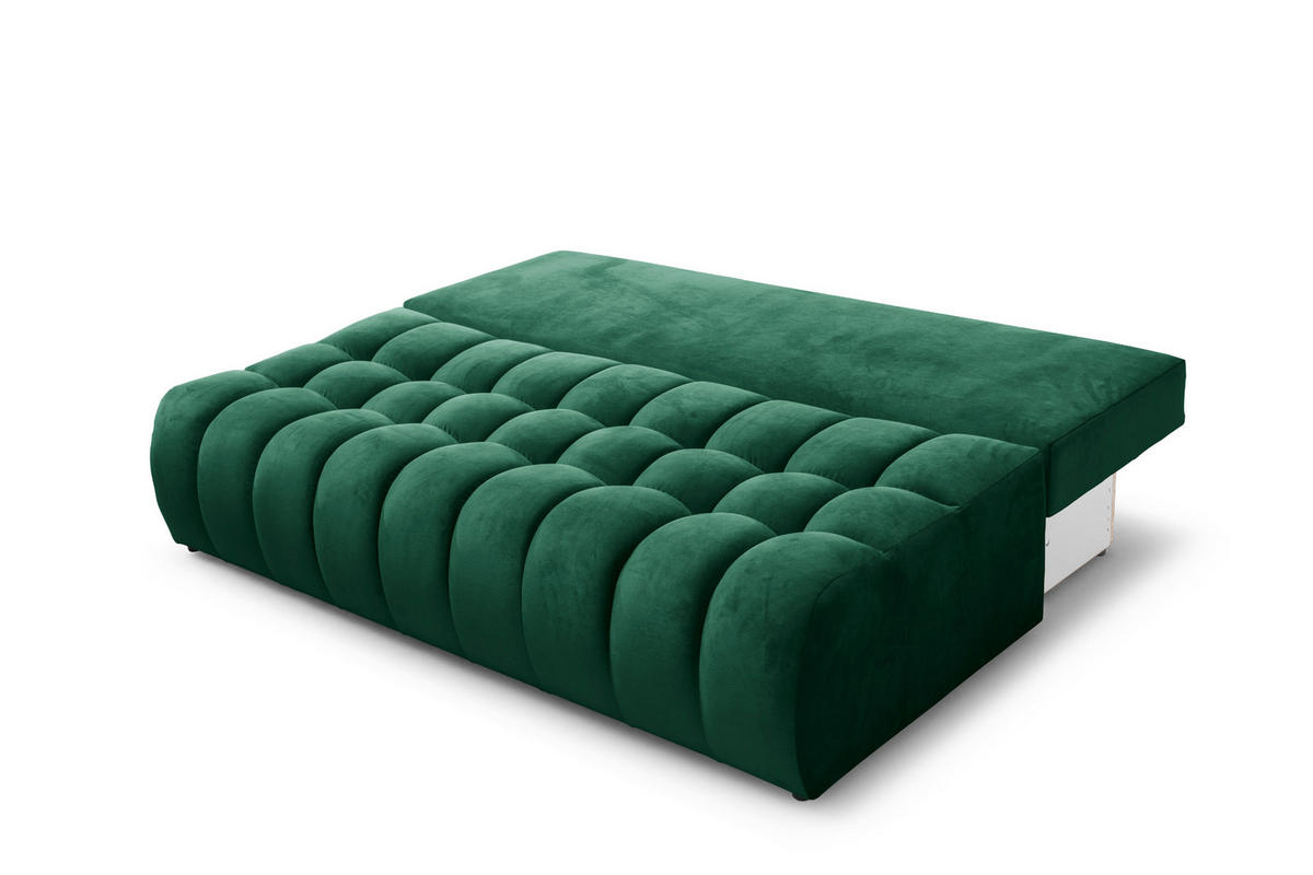SOFA 200 cm in Grün - Grün, Textil (200/92/115cm) - Home Collective