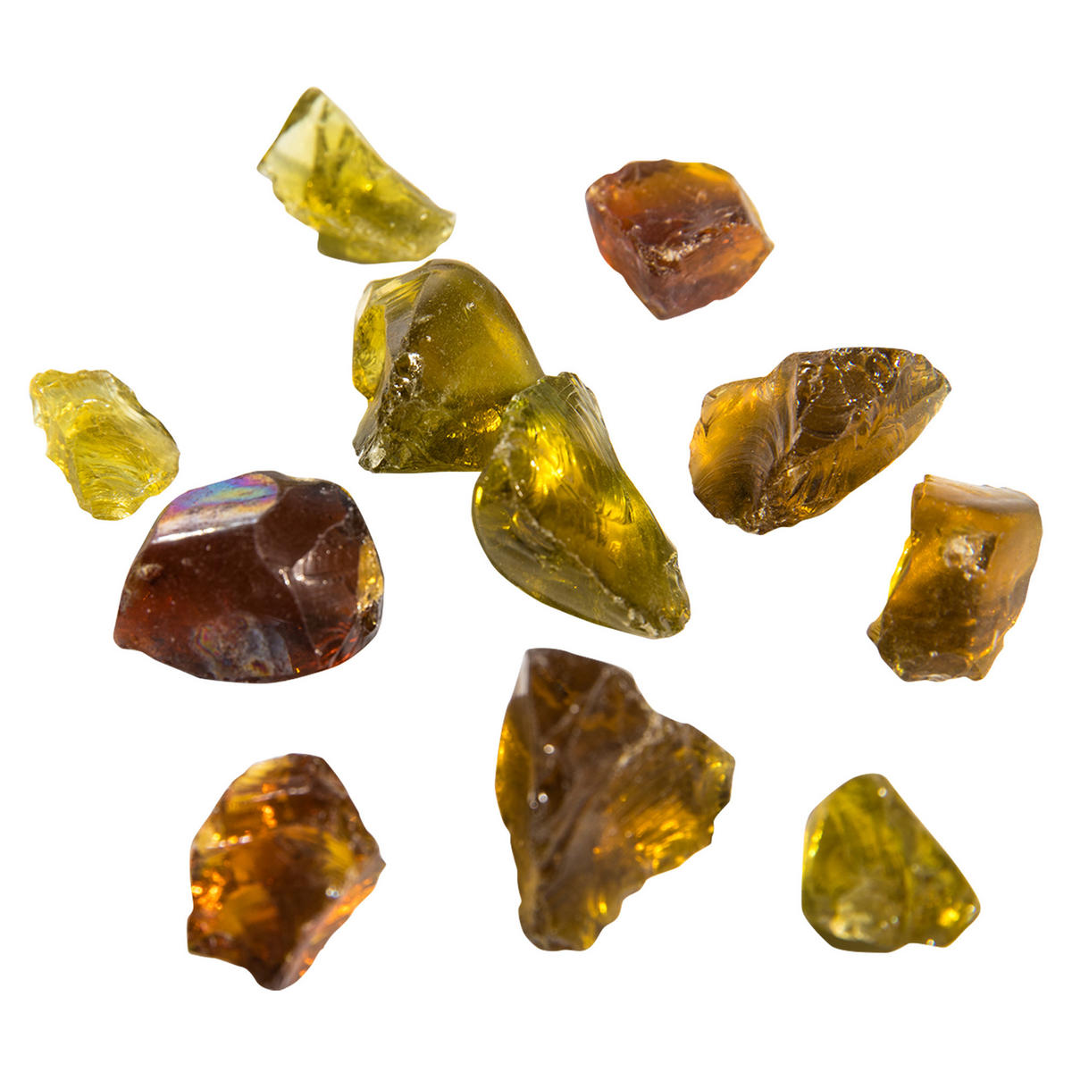 FEUERSTELLENZUBEHÖR Jaune - Hellbraun/Braun, Glas (29.8/7.6/7.6cm) - Teamson Home
