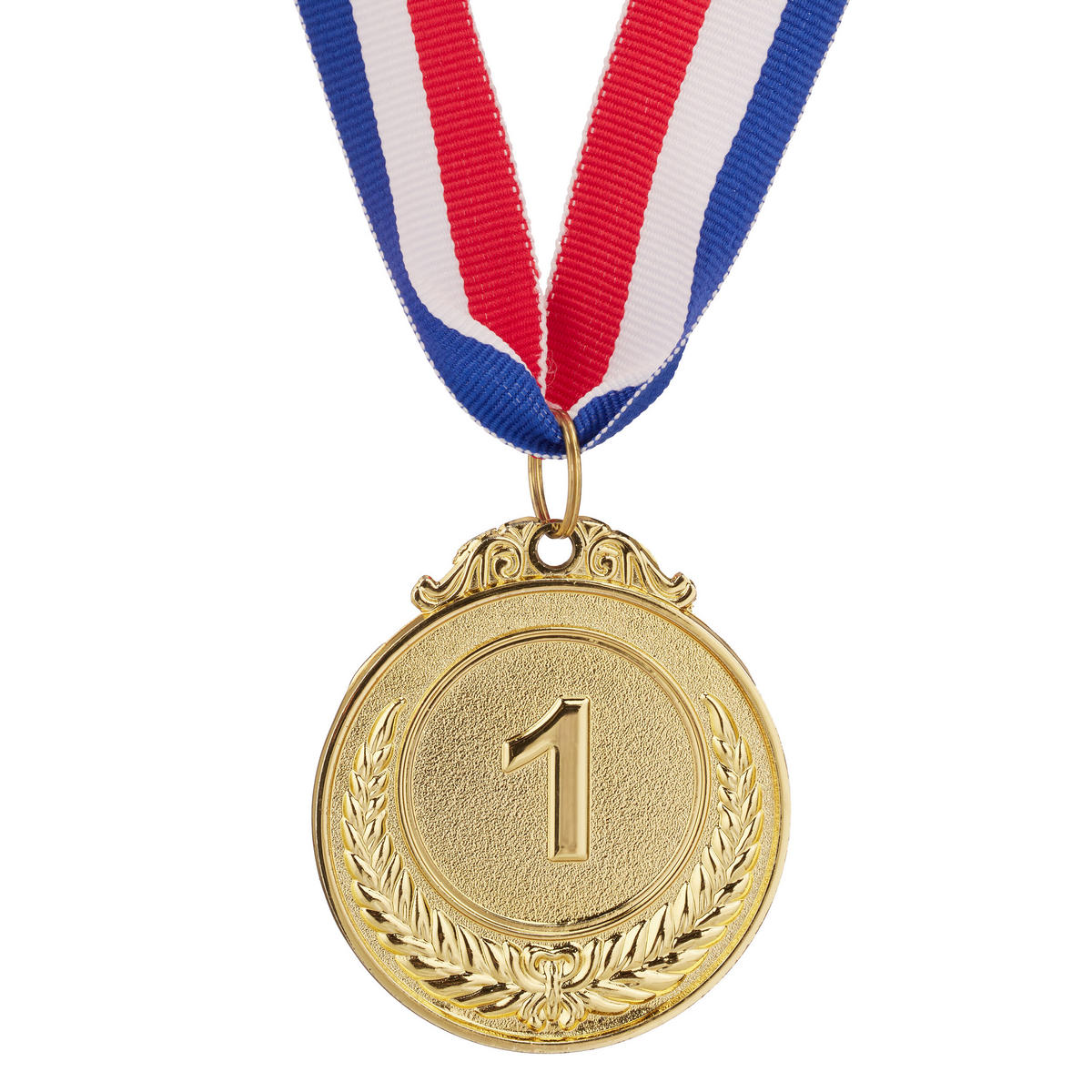 12XMEDAILE - různobarevná, kov/textil (5/1cm) - Relaxdays