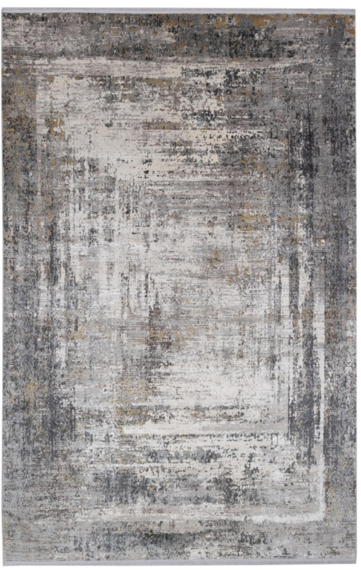 TEPPICH modern Wohn-/Schlafzimmer Viskose BRODERIE Grau 300x400 cm - Grau, Textil (300/400cm) - Novatrend