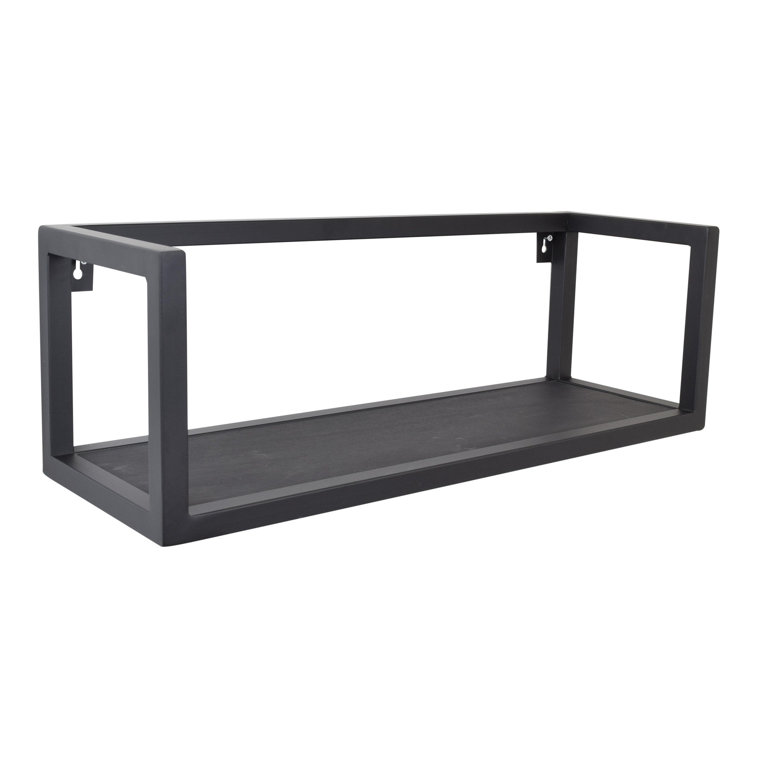 WANDREGAL Vegas Schwarz - Schwarz, Metall (60/20/20cm) - LOFT42