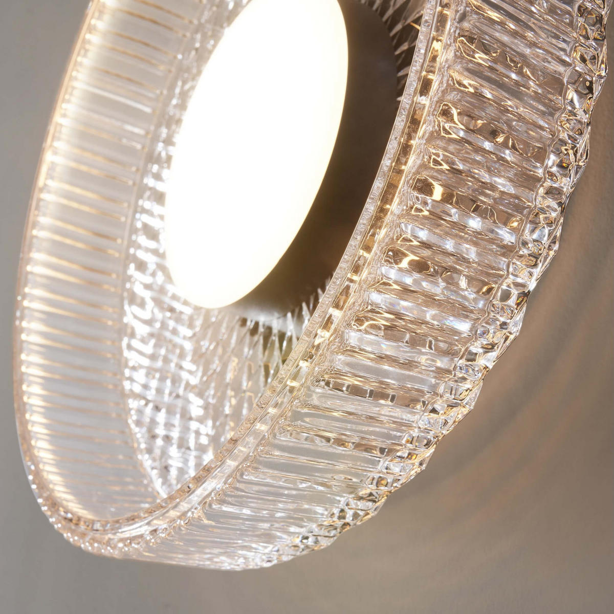 DECKENLEUCHTE Damian, Transparent und schwarz, 10cm - Transparent, Glas (10/30/6cm) - KOSILUM