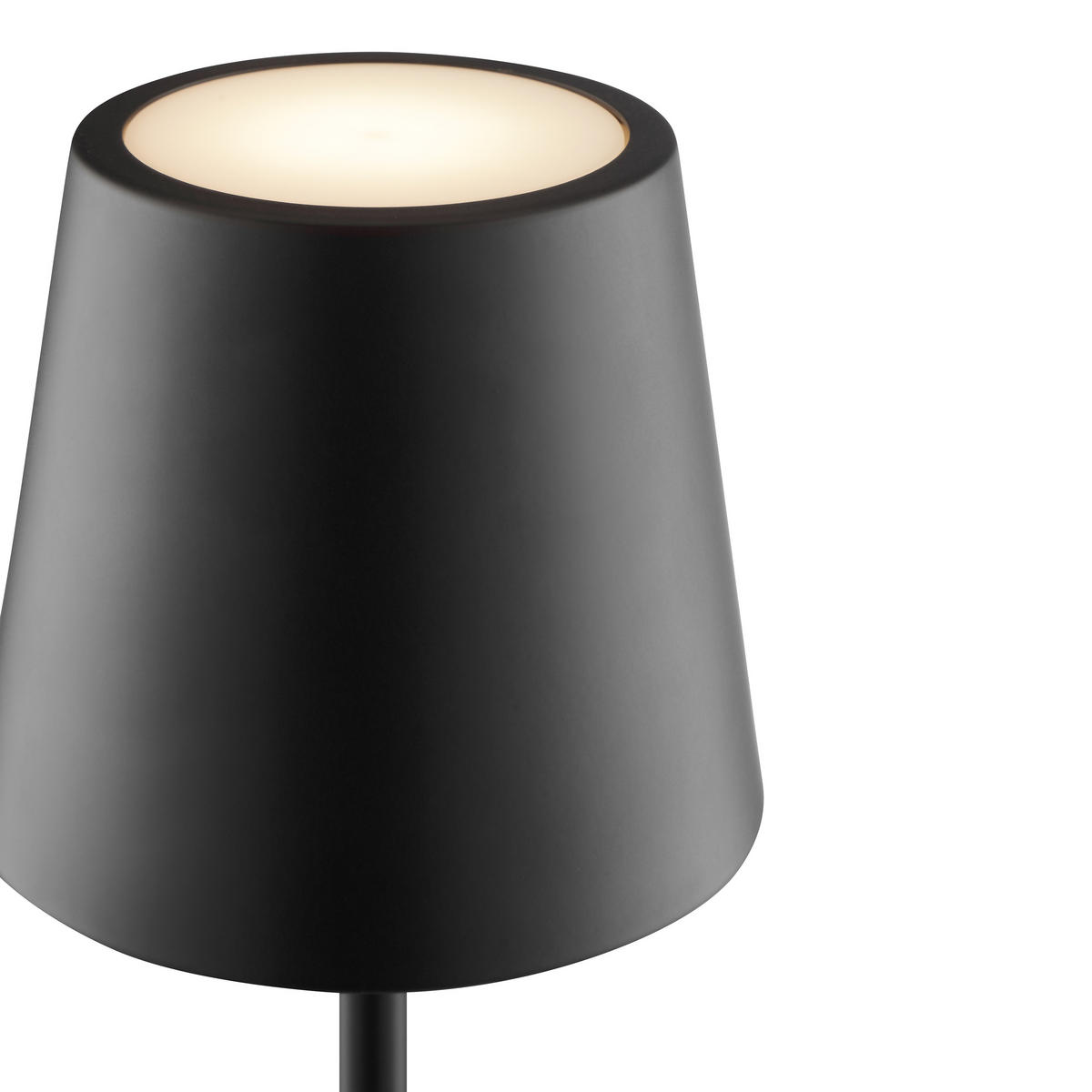 TISCHLEUCHTE Elora Schwarz/Weiß 11/11/37 cm - Multicolor, Metall (11/11/37cm) - Brilliant