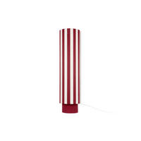 STEHLAMPE Vienna Stripes - Rot/Creme - 106 cm - Rot, Textil (28/28/106cm) - Leitmotiv
