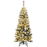 WEIHNACHTSBAUM Grün - Grün, Kunststoff (225cm) - COSTWAY
