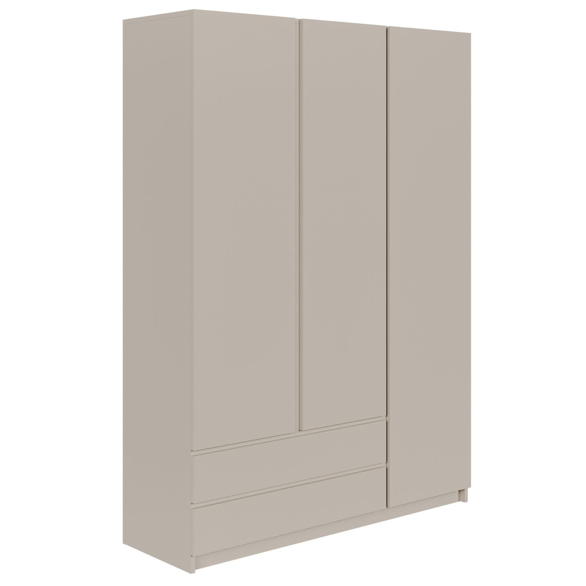KLEIDERSCHRANK Bemmi Kaschmirgrau 150 cm - Taupe, Holzwerkstoff (150/210/50cm) - Selsey