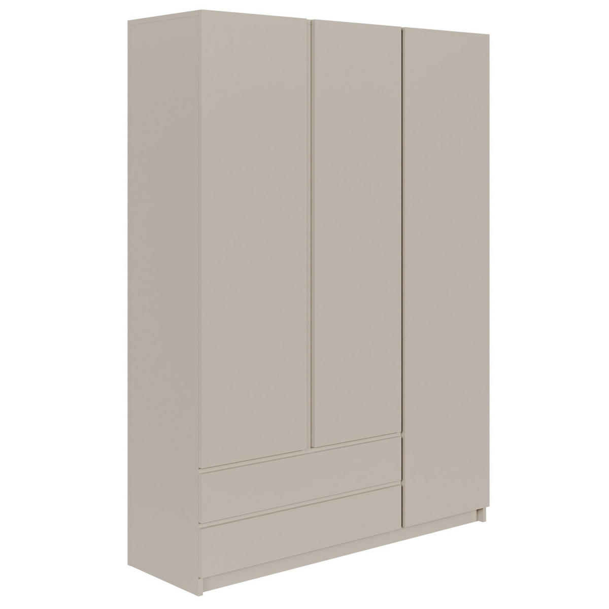 KLEIDERSCHRANK Bemmi Kaschmirgrau 150 cm - Taupe, Holzwerkstoff (150/210/50cm) - Selsey