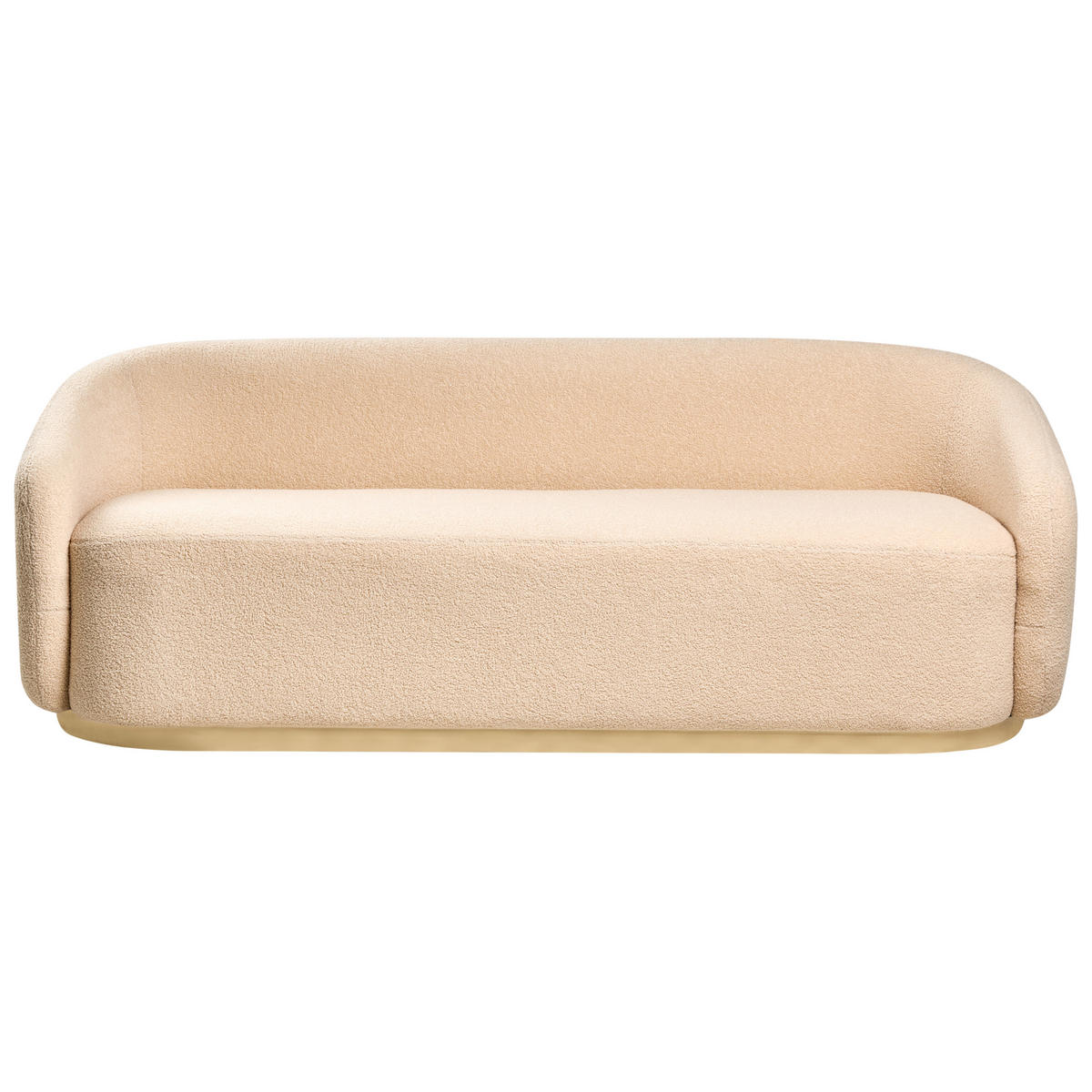 POHOVKA 2-místná Bouclé Béžová Sipo - béžová, textil (206/74/75cm) - Beliani