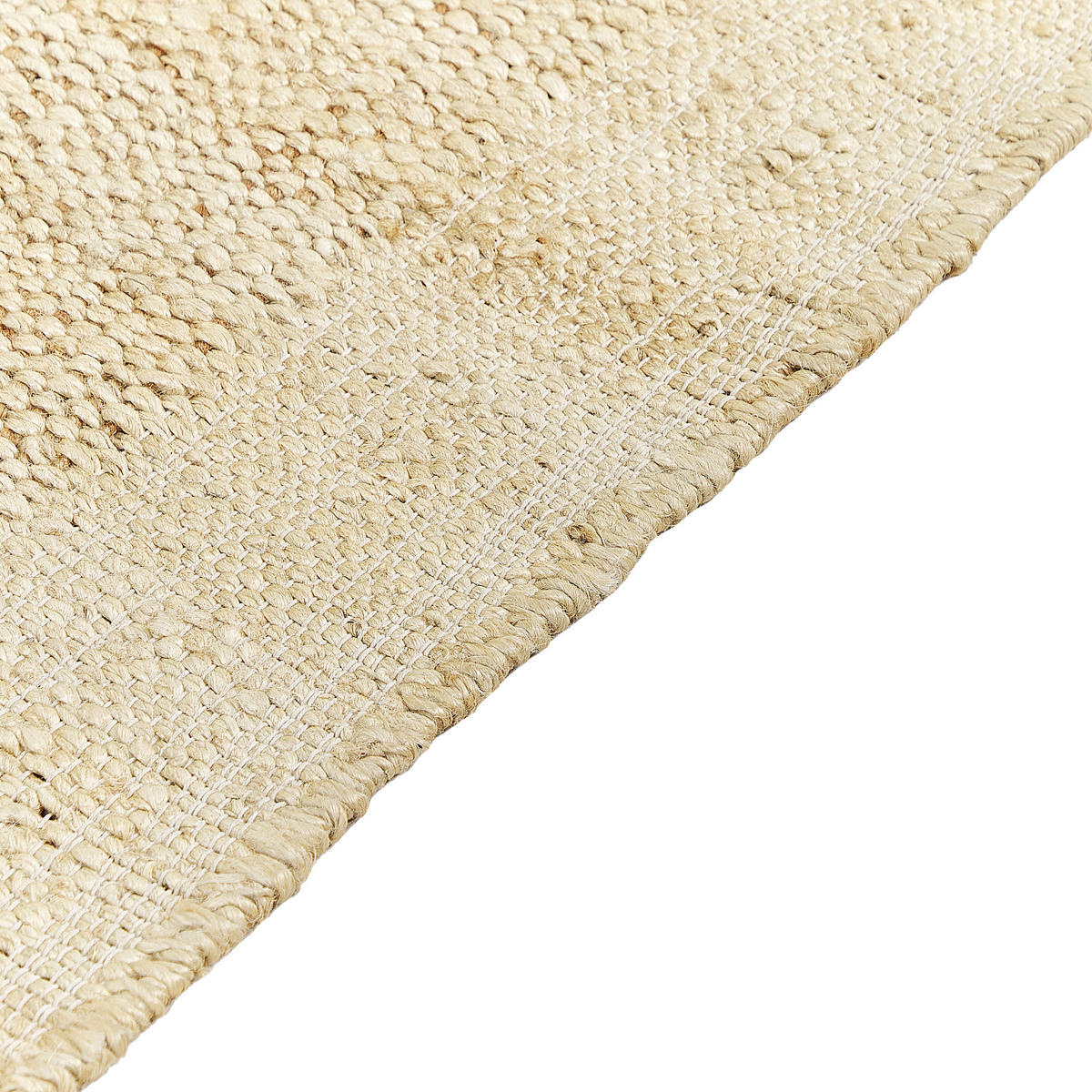 TEPPICH geflochten Dedemli 300/200 cm - Beige, Naturmaterialien (200/300cm) - Beliani
