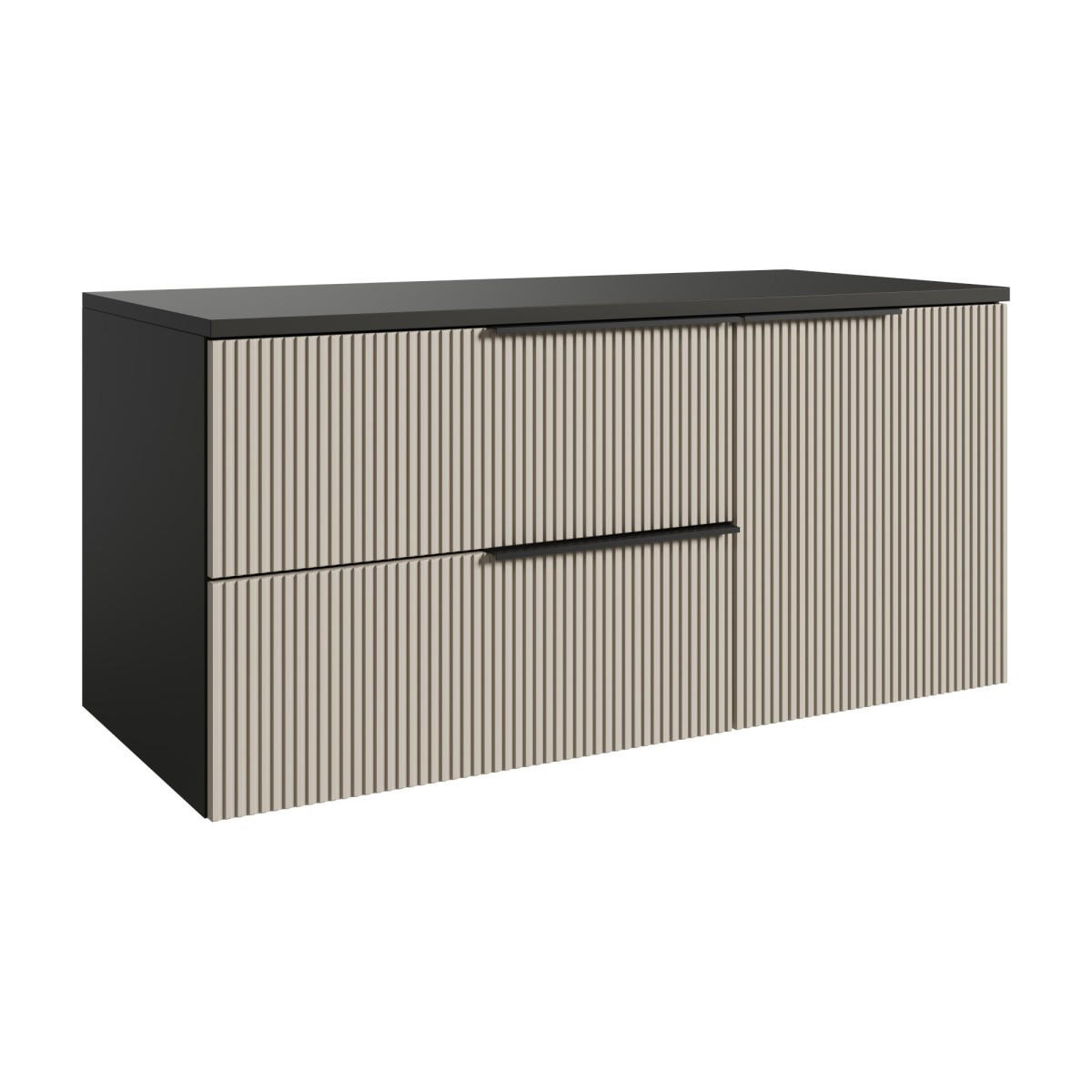 mzm24 Waschbeckenunterschrank Kaschmir 100x48x45 cm