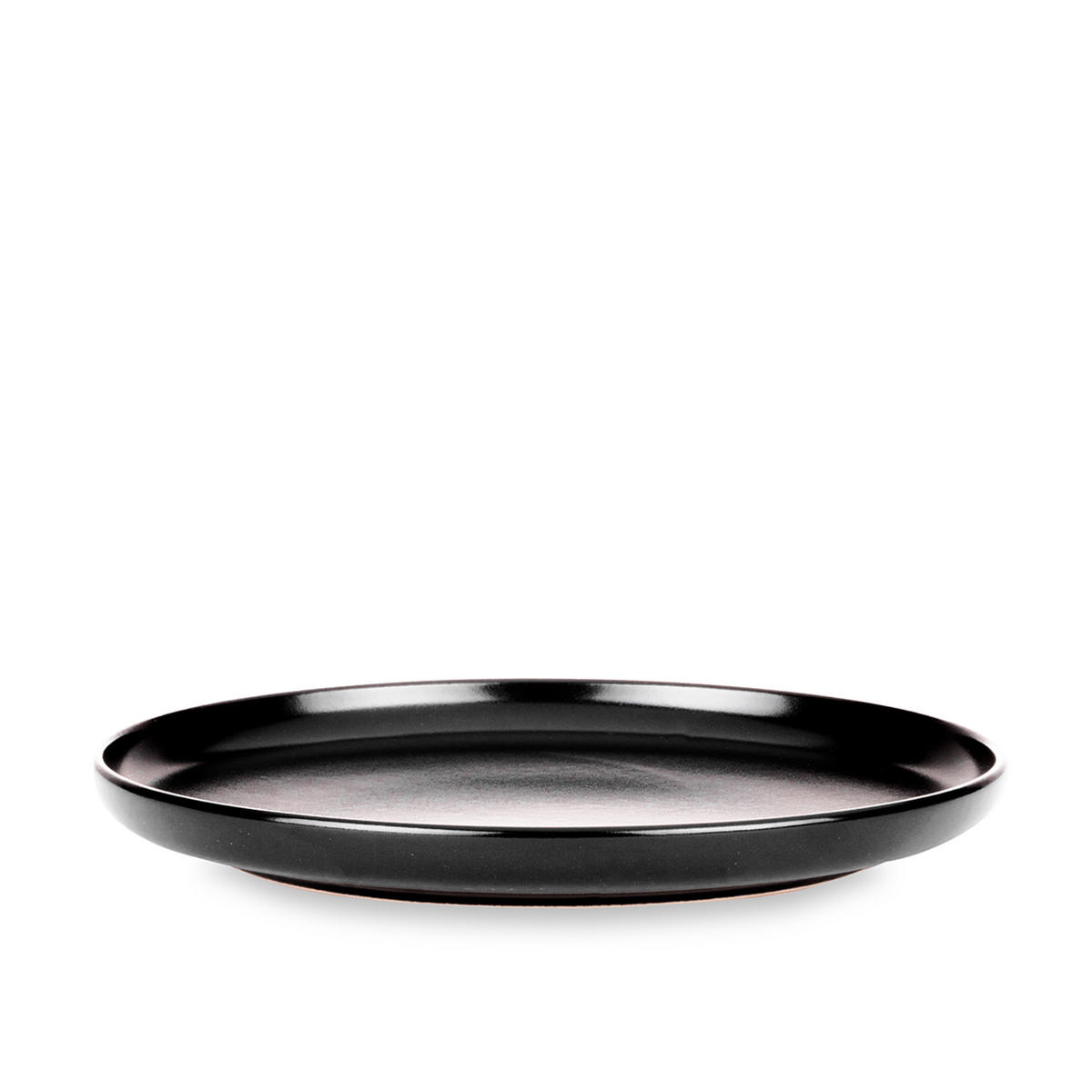 TELLER-SET VICTO 6-tlg Dessertteller, matt schwarz - Schwarz, Keramik (20/2/20cm) - KONSIMO®