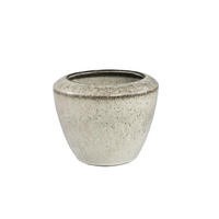 TOPF Kyleigh Beige 25/25/19.5cm - Beige, Keramik (19.5cm) - PTMD Collection