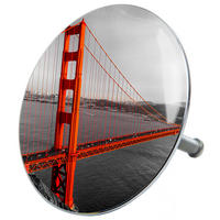 BADEWANNENSTÖPSEL San Francisco - Grau, Metall (8/10/10cm) - Sanilo