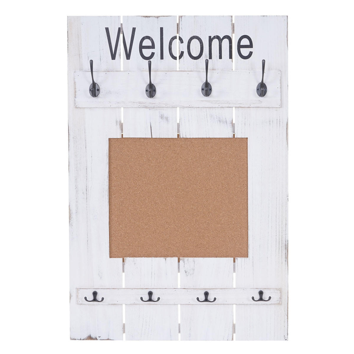 WANDGARDEROBE MIT PINNWAND Weiß - Weiß, Holz (60/91/3cm) - MCW