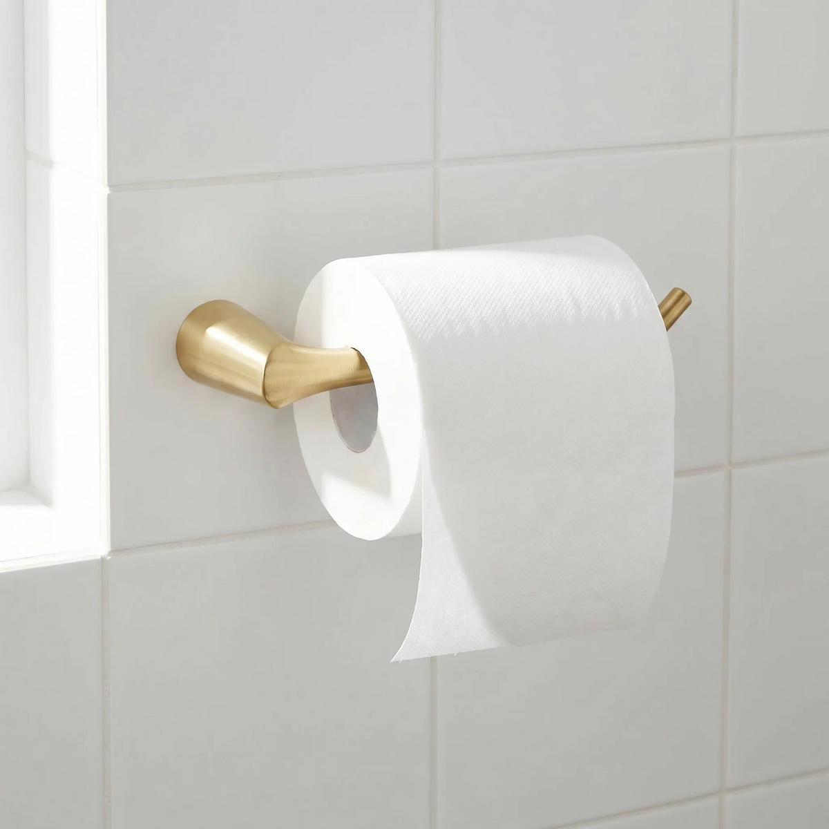 HALTER Für Toilettenpapier Rea 16205 Vibe Brush Gold - Goldfarben, Metall (22.5/3.5/7.8cm) - REA