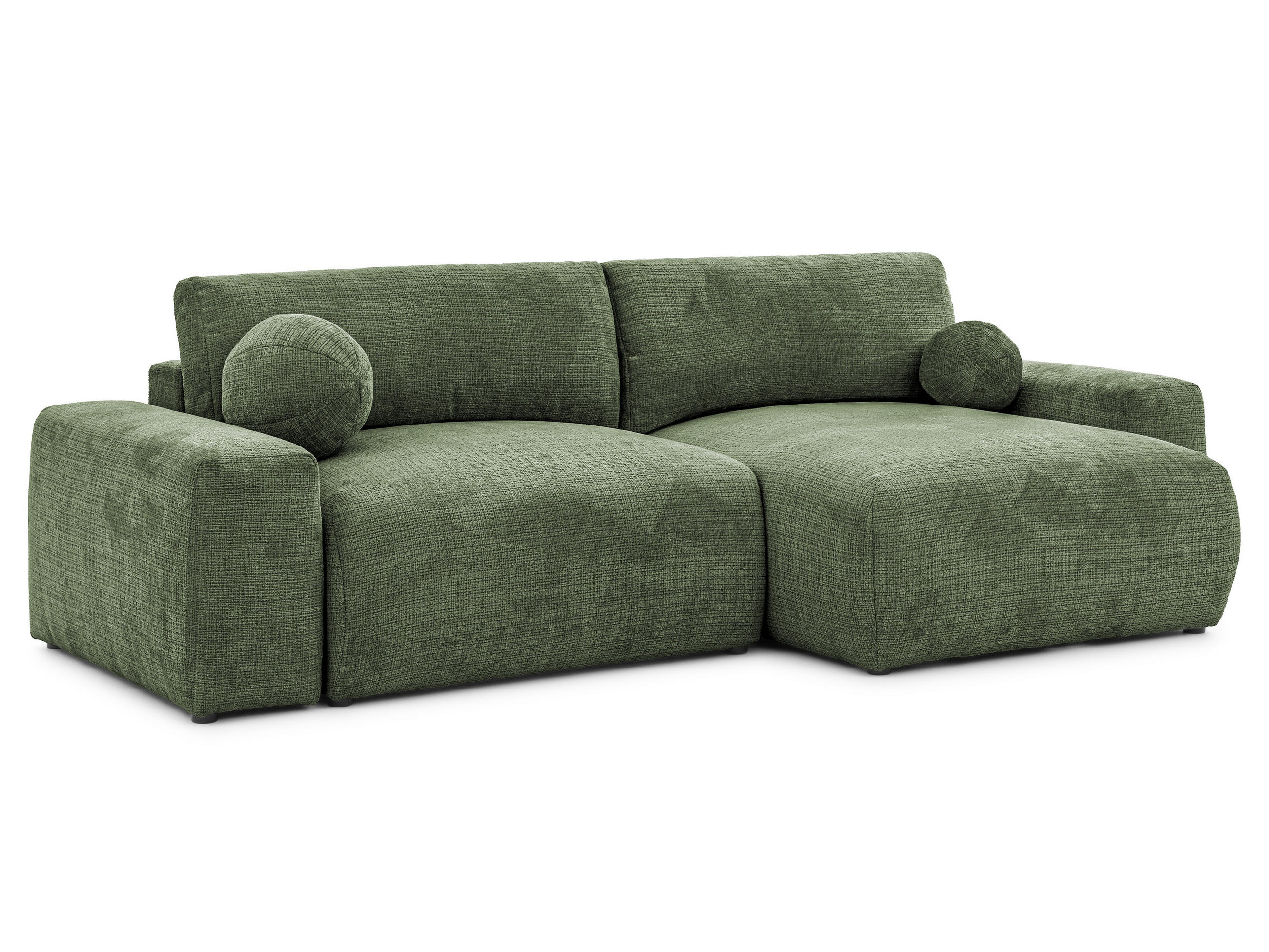 S-Style Ecksofa Grün 266x138 cm