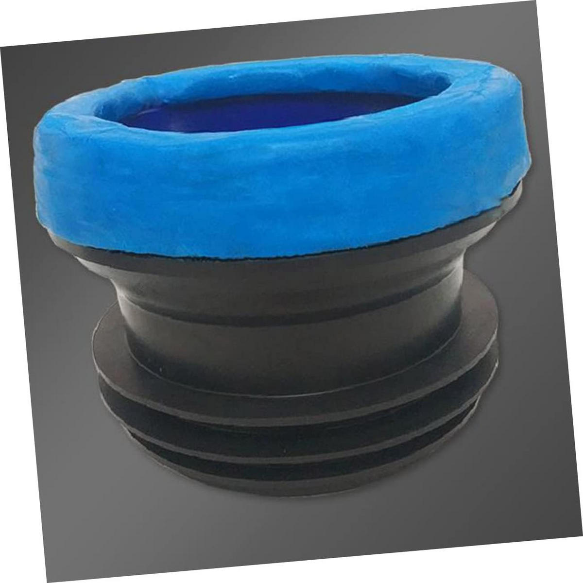 WC-FLANSCHRING, Multicolor,13/13/8CM - Schwarz, Kunststoff (13/8/13cm)