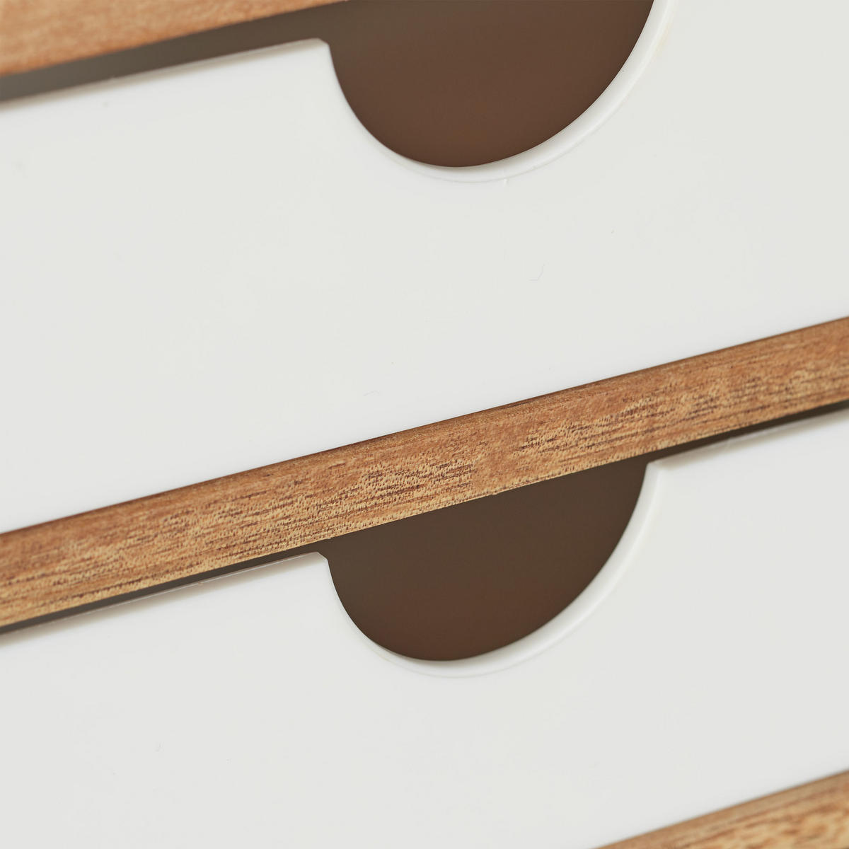 SCHMINKAUFSATZ - Multicolor, Glas/Holz (19/34/10.5cm) - Relaxdays