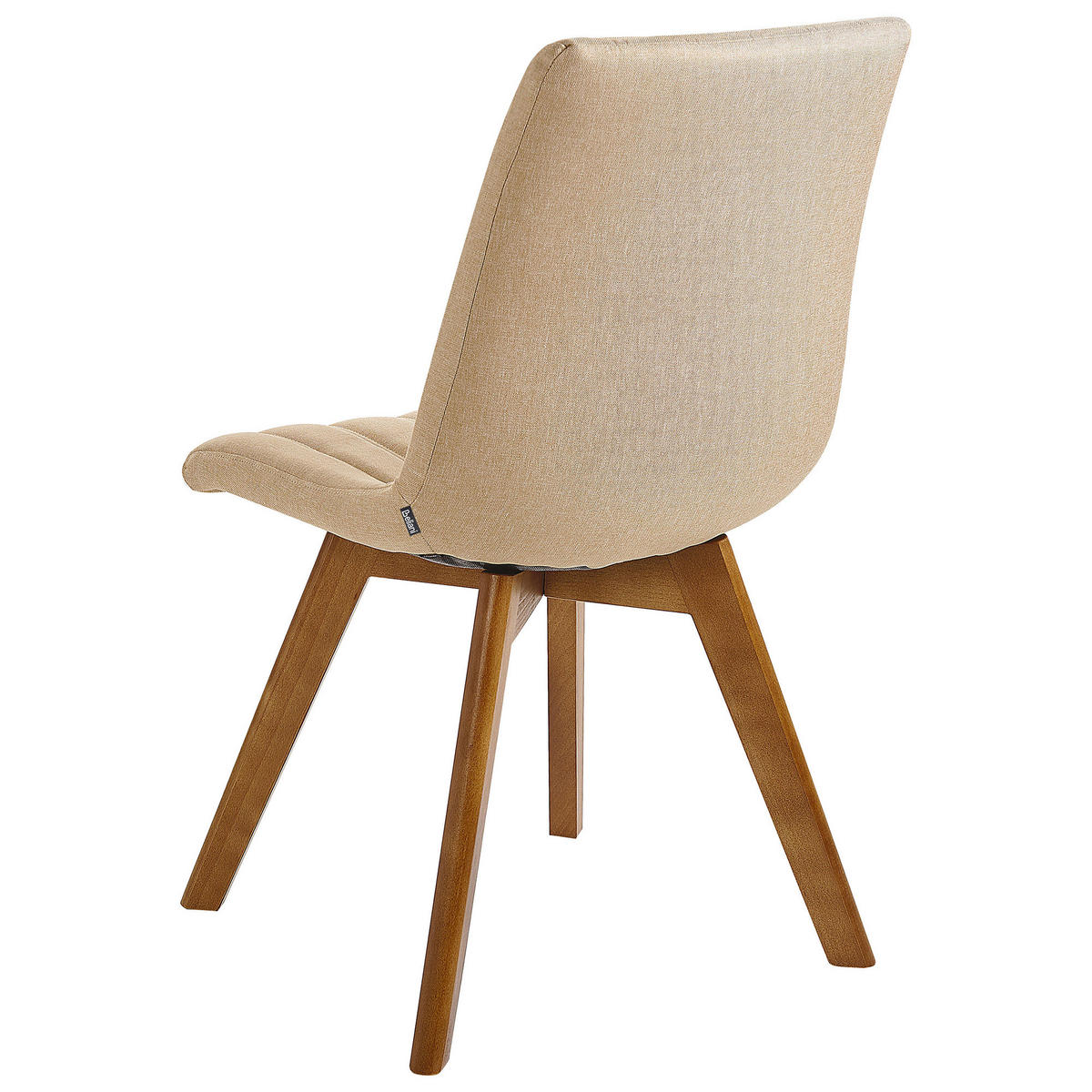 ESSZIMMERSTUHL 2er-Set Polsterbezug Beige Calgary - Beige, Holz/Textil (45/84/53cm) - Beliani