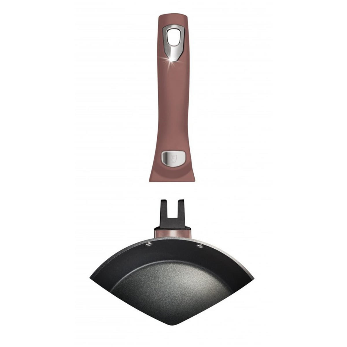 PFANNENSET Rosa 28/28/5 cm BH6170 - Pink, Metall - Berlinger Haus
