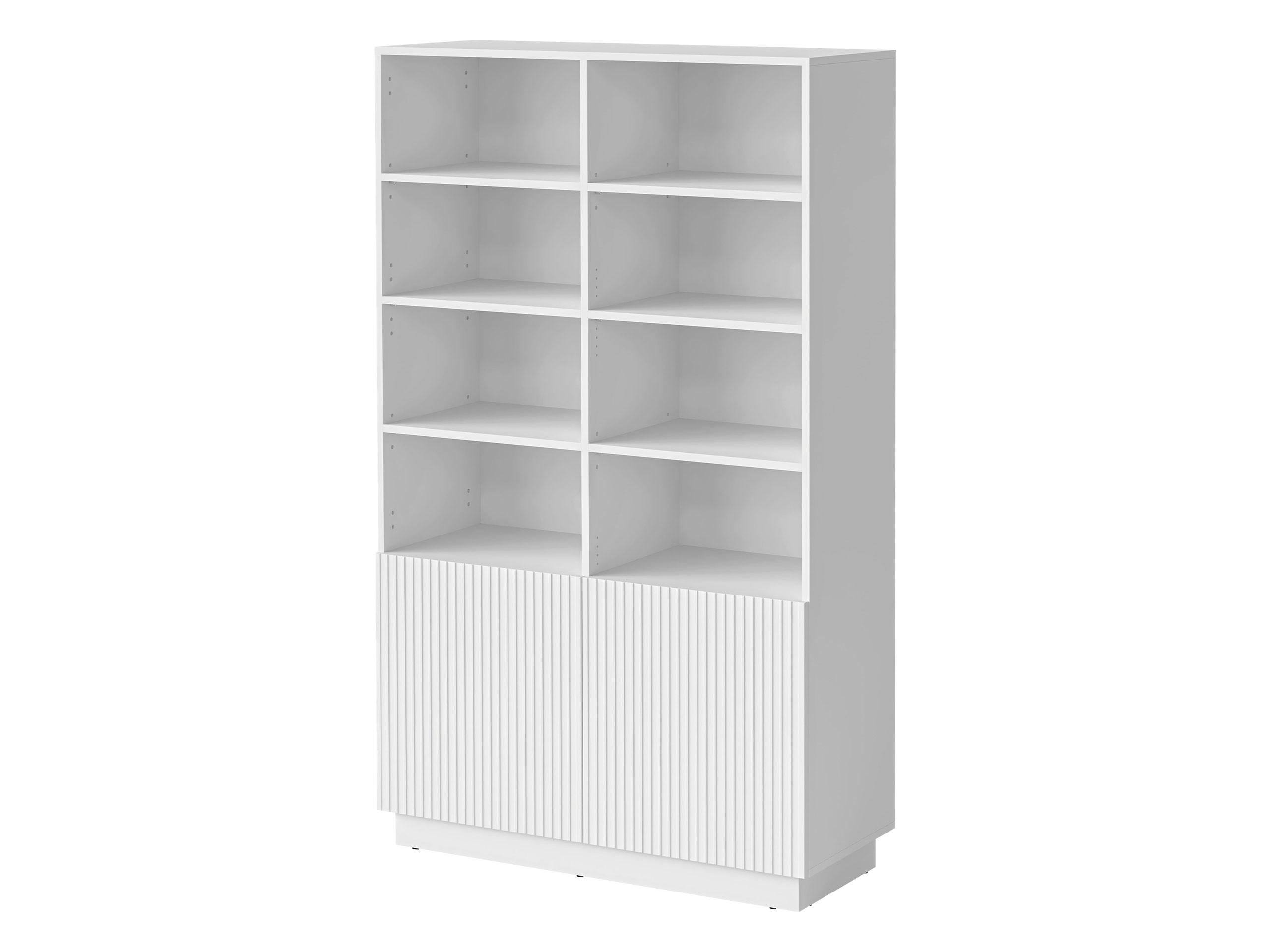 STANDREGAL Liverti 2D - Schwarz/Weiß, Holzwerkstoff/Kunststoff (100/173/42cm) - MIRJAN24