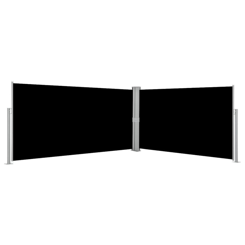 SEITENMARKISE Ausziehbar Schwarz 160/600 Cm - Schwarz, Textil (600/160/600cm) - vidaXL
